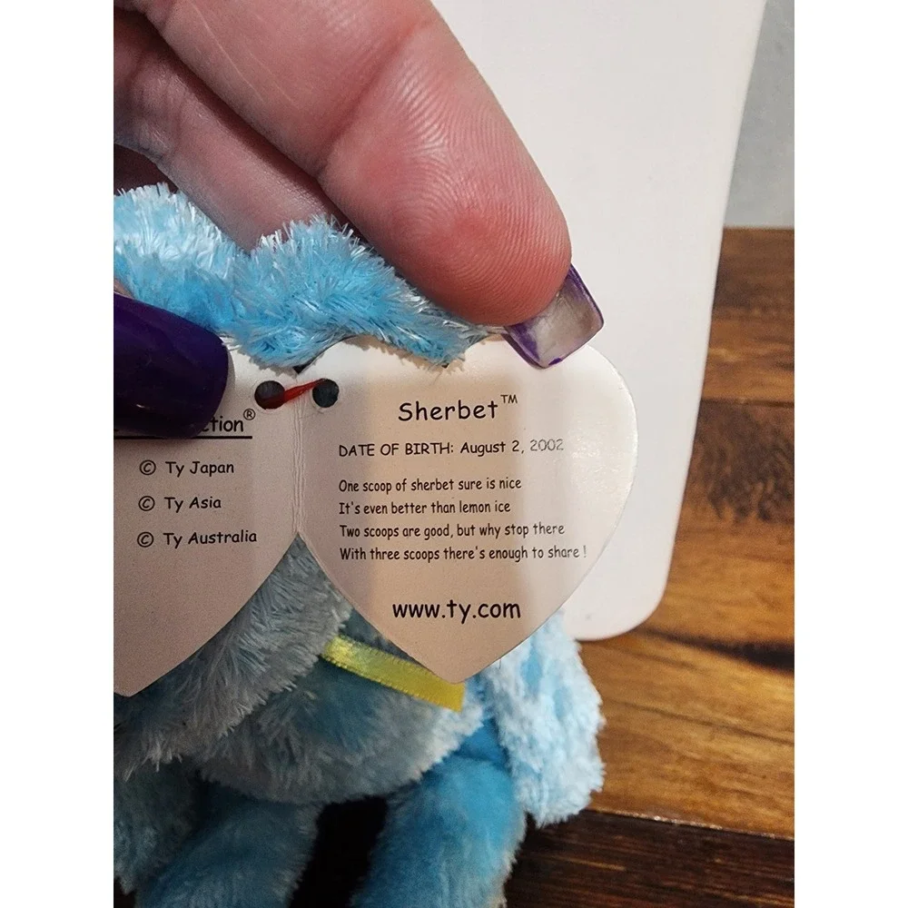 Ty Beanie Babies Sherbet‎ The Bear
